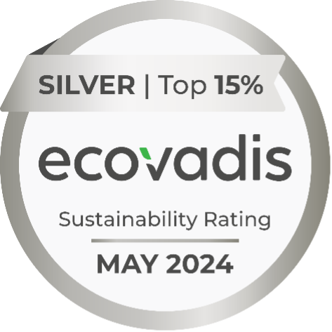 EcoVadis Sustainability Rating May 2024 - Silver Top 15 %